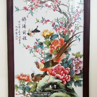TRANH SỨ VỊ LAI XÁN LẠN ( TƯƠNG LAI TƯƠI SÁNG )